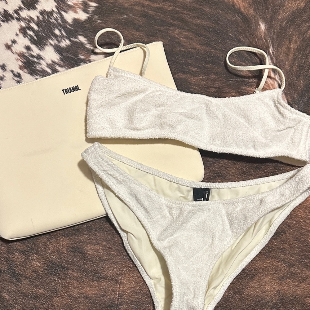 Triangl Swimwear Cream Bikini Set
